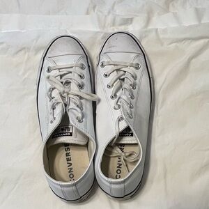 Platform leather converse sneakers